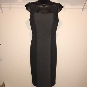Gray & Black Dress